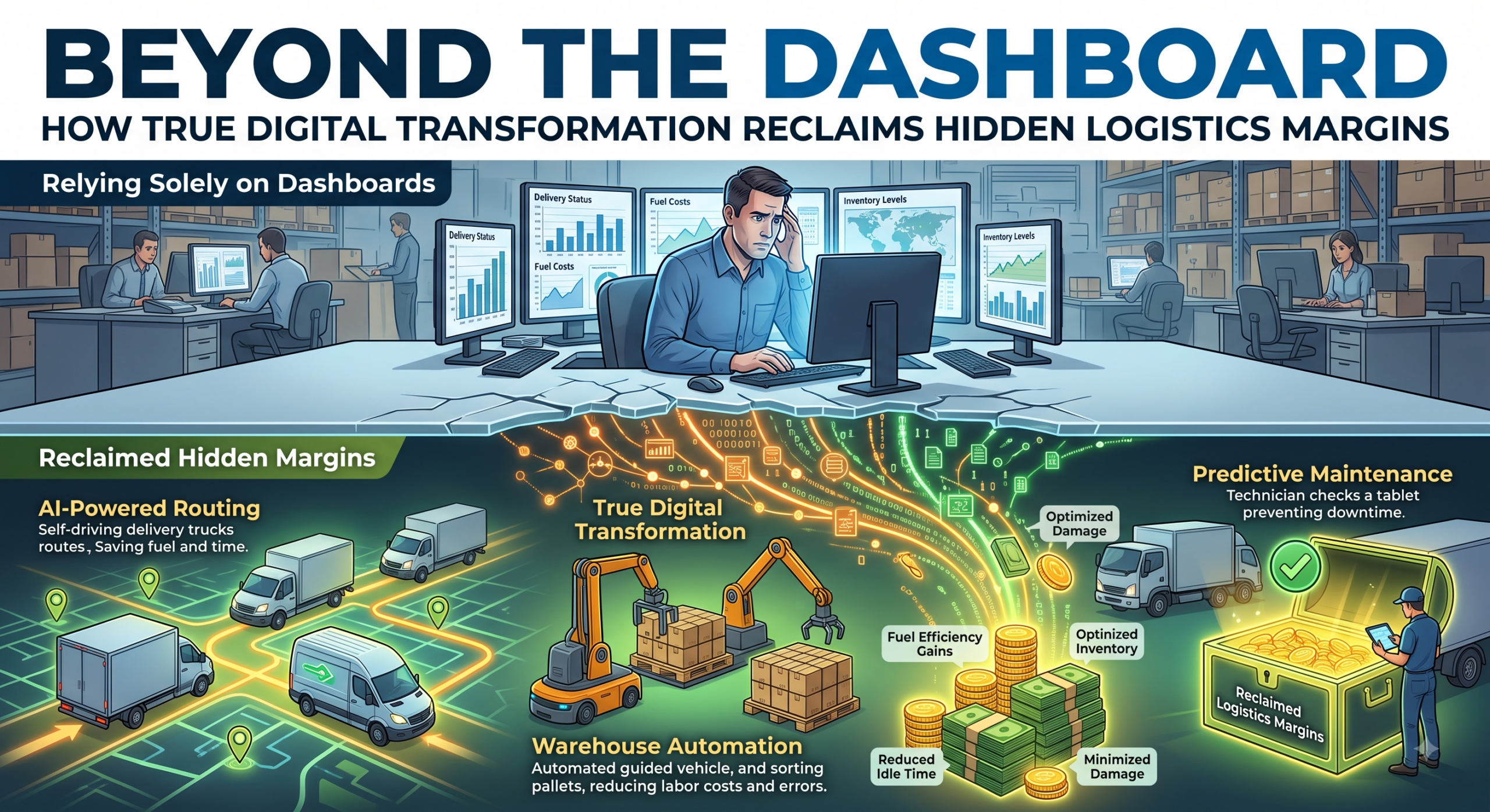 Beyond the Dashboard: How True Digital Transformation Reclaims Hidden Logistics Margins