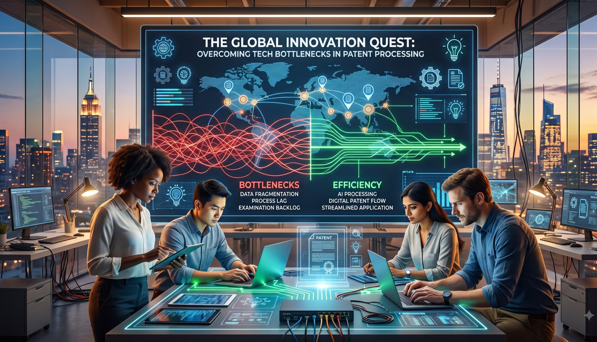 The Global Innovation Quest: Overcoming Tech Bottlenecks in Patent Processing