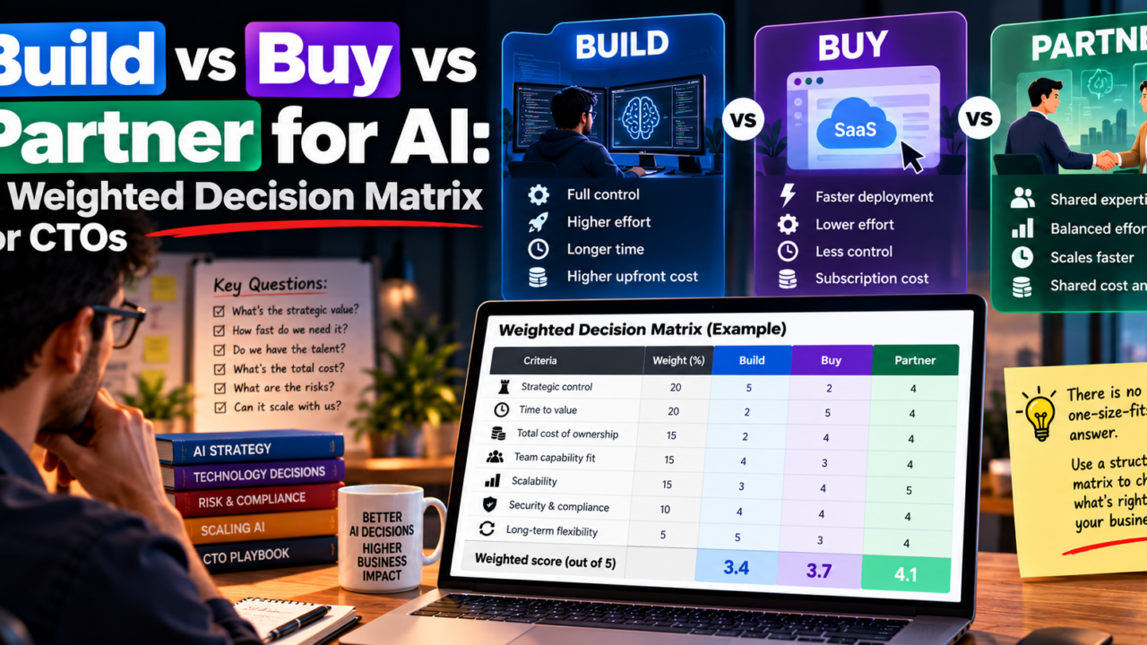 Build buy or partner